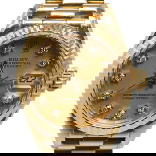 Rolex Datejust 69178G Automatic Gold Dial Yellow Diamond Women's Watch 24.9mm: Rolex Datejust 69178G Automatic Gold Dial Yellow Diamond Women's Watch 24.9mm This stunning Rolex Datejust wristwatch is a perfect blend of elegance and functionality, designed specifically for women.