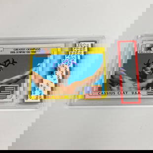 1983 Topps Muhammad Ali Signed Boxing Card PSA Authenticated: 1983 Topps Muhammad Ali Signed Boxing Card PSA Authenticated This is a 1983 Topps Greatest Olympians boxing card featuring the legendary Muhammad Ali, also known as Cassius Clay. The card is autograph