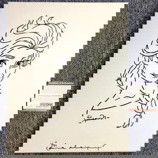 Idina Menzel Signed Frozen Elsa Canvas Sketch 11x14 Beckett Authenticated: Idina Menzel Signed Frozen Elsa Canvas Sketch 11x14 Beckett Authenticated This stunning original canvas sketch features Elsa from Disney's Frozen, beautifully signed by Idina Menzel, the voice of Elsa