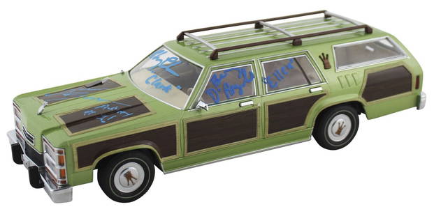 National Lampoon's Vacation Signed Family Truckster 1:18 Scale BAS Authenticated: National Lampoon's Vacation Signed Family Truckster 1:18 Scale BAS Authenticated This remarkable 1:18 Scale Wagon Queen Family Truckster is an iconic collectible from the beloved movie National Lampoo