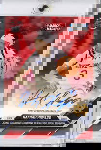2024 Topps Bowman U Now Hannah Hidalgo #99A Red Auto /10 Graded Rookie Card: 2024 Topps Bowman U Now Hannah Hidalgo #99A Red Auto /10 Graded Rookie Card This is a 2024 Topps Bowman U Now Hannah Hidalgo #99A Red Auto /10 Rookie Basketball Card featuring the signed autograph of