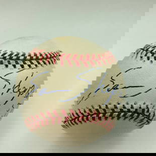 Rare Sam Shepard Autographed Major League Baseball JSA COA: Rare Sam Shepard Autographed Major League Baseball JSA COA This rare autographed Major League Baseball features the signature of acclaimed actor and playwright Sam Shepard, known for his significant c