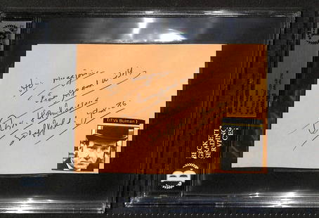 Don Henderson Signed Star Wars General Tagge Album Page Beckett Authenticated: Don Henderson Signed Star Wars General Tagge Album Page Beckett Authenticated This vintage album page features the authentic signature of actor Don Henderson, known for his role as General Tagge in St
