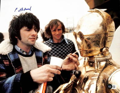 Peter MacDonald Signed 11x14 Star Wars Photo Beckett Authenticated: Peter MacDonald Signed 11x14 Star Wars Photo Beckett Authenticated This autographed 11x14 photograph features Peter MacDonald, the 2nd unit director of the iconic films Star Wars: A New Hope and The E