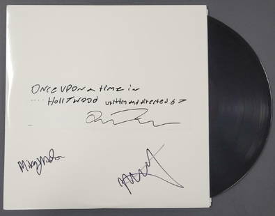 Madisen Beaty Signed Once Upon a Time In Hollywood Vinyl Album: Madisen Beaty Signed Once Upon a Time In Hollywood Vinyl Album This original vinyl album of 'Once Upon a Time In Hollywood' features the signature of Madisen Beaty, adding a personal touch to this col