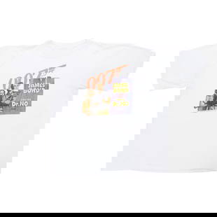 Vintage 1988 James Bond Dr No Movie Shirt White Cotton: Vintage 1988 James Bond Dr No Movie Shirt White Cotton Embrace a piece of cinematic history with this original vintage 1988 James Bond Dr No Movie Shirt. This authentic vintage item features striking