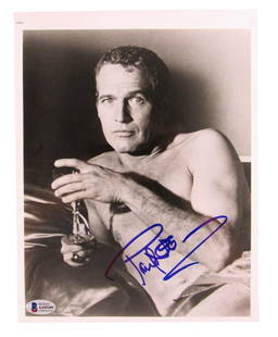 Paul Newman Signed 8x10 B/W Photo BAS Authentication: Paul Newman Signed 8x10 B/W Photo BAS Authentication This is an original 8x10 black and white photo signed by the legendary actor Paul Newman. The autograph has been authenticated by BAS/Beckett, feat