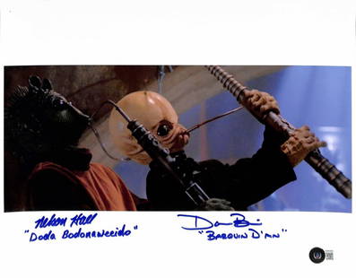 Max Rebo Band Signed 11x14 Photo by Don Bies Nelson Hall Beckett Certified: Max Rebo Band Signed 11x14 Photo by Don Bies Nelson Hall Beckett Certified This autographed 11x14 color photograph features actors Don Bies and Nelson Hall, renowned members of the Max Rebo Band from