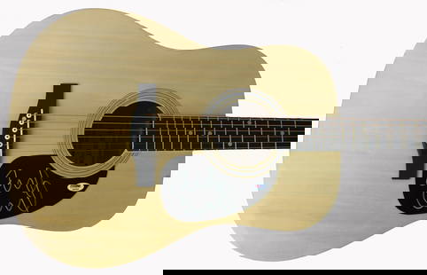 Mike McCready Signed Pearl Jam Acoustic Guitar PSA/DNA Certified: Mike McCready Signed Pearl Jam Acoustic Guitar PSA/DNA Certified This genuine autographed natural acoustic guitar has been personally signed by Mike McCready, the renowned guitarist of Pearl Jam. It i