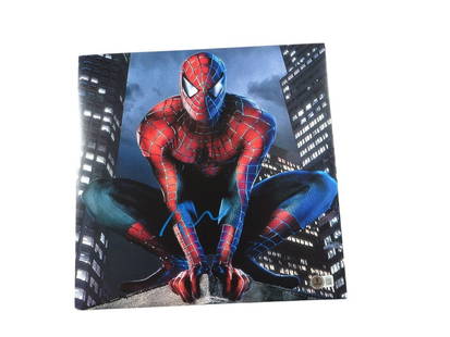 Tobey Maguire Signed Spider-Man Record Album Insert Beckett Authenticated: Tobey Maguire Signed Spider-Man Record Album Insert Beckett Authenticated This collectible features a signed autographed record album insert by Tobey Maguire, known for his iconic role as Spider-Man.