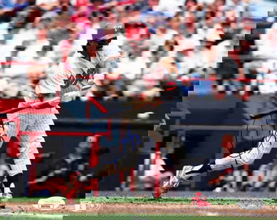 Juan Gonzalez Autographed 8x10 Photo Texas Rangers JSA: Juan Gonzalez Autographed 8x10 Photo Texas Rangers JSA This original 8x10 color photograph features Juan Gonzalez, a prominent player for the Texas Rangers in Major League Baseball. The photo is beaut