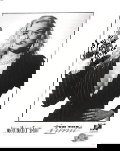 Anna Nicole Smith Signed 8x10 B&W Photo Love To The Limit BAS COA: Anna Nicole Smith Signed 8x10 B&W Photo Love To The Limit BAS COA This stunning 8x10 black and white photograph features Anna Nicole Smith, personally signed with the heartfelt inscription "Love". An