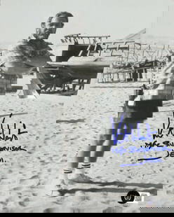 Kit West Signed 8x10 Star Wars ROTJ Photo BECKETT Authenticated: Kit West Signed 8x10 Star Wars ROTJ Photo BECKETT Authenticated This is an autographed 8x10 color photograph signed by Kit West, the mechanical effects supervisor for Star Wars: Return of the Jedi. Th