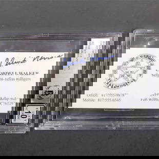 Chuck Norris Signed Cordell Walker Business Card Replica: Chuck Norris Signed Cordell Walker Business Card Replica This is a replica business card for Cordell Walker from the iconic series Walker Texas Ranger, personally signed by Chuck Norris. A must-have c