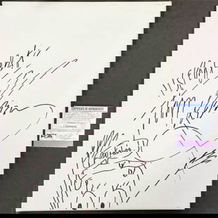 Tom Kenny Signed Spongebob Squarepants Sketch 11x14 Canvas PSA Authenticated: Tom Kenny Signed Spongebob Squarepants Sketch 11x14 Canvas PSA Authenticated This is an original signed sketch of SpongeBob SquarePants by Tom Kenny, the voice actor of the beloved character. The artw