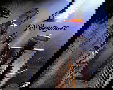 Bill Hargreaves Signed 11x14 Star Wars Photograph Beckett Certified: Bill Hargreaves Signed 11x14 Star Wars Photograph Beckett Certified This is an autographed 11x14 color photograph of Bill Hargreaves, who contributed to the creation of the Bounty Hunter Droid IF-88 i
