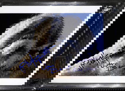 Star Wars ESB Wampa Creators Signed 8x10 Photo Autographed Beckett 10: Star Wars ESB Wampa Creators Signed 8x10 Photo Autographed Beckett 10 This remarkable autographed 8x10 photograph features signatures from the talented creators of the Wampa from Star Wars: The Empire