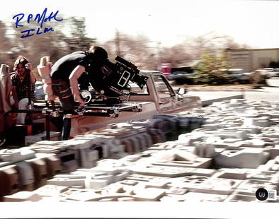 Ron Nathan Signed 11x14 Star Wars Photo Beckett Authenticated: Ron Nathan Signed 11x14 Star Wars Photo Beckett Authenticated This autographed 11x14 photograph captures Ron Nathan, a visual effects artist who contributed to the original Star Wars, showcasing his s