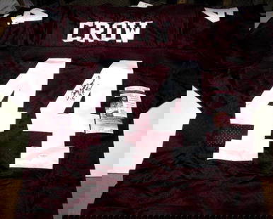John David Crow Texas A&M Heisman Signed Gator Jersey JSA COA: John David Crow Texas A&M Heisman Signed Gator Jersey JSA COA This is a pre-owned Texas A&M Aggies gator jersey signed by John David Crow, a distinguished Heisman Trophy winner. This jersey is a must-