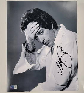 Al Pacino Scarface Autographed 11x14 Photo Beckett Authenticated: Al Pacino Scarface Autographed 11x14 Photo Beckett Authenticated This 11x14 photograph features a striking image from the iconic movie Scarface, beautifully signed by the legendary actor Al Pacino. Th