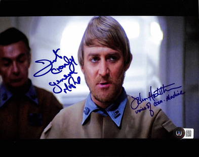 Dermot Crowley John Hostettler Signed 8x10 General Madine Photo Beckett Authenticated: Dermot Crowley John Hostettler Signed 8x10 General Madine Photo Beckett Authenticated This stunning autographed 8x10 color photograph features Dermot Crowley and John Hostettler portraying General Cri
