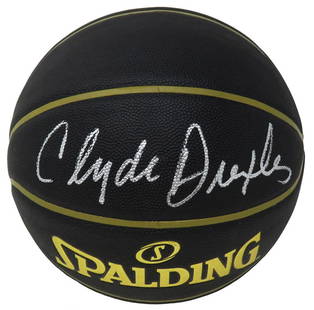 Clyde Drexler Signed Spalding Elevation NBA Basketball with Hologram: Clyde Drexler Signed Spalding Elevation NBA Basketball with Hologram Clyde Drexler signed Spalding Elevation black NBA basketball. Item comes with a tamper-proof numbered hologram which can be verifie