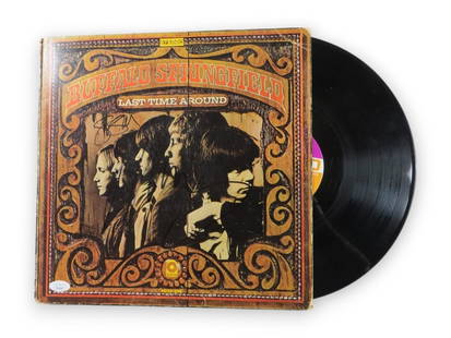 Neil Young Stephen Stills Dual Signed Album Cover JSA Authenticated: Neil Young Stephen Stills Dual Signed Album Cover JSA Authenticated This original album cover features autographs from legendary musicians Neil Young and Stephen Stills, known for their contributions