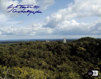 Gil Taylor Star Wars Signed 8x10 Photo Beckett Authenticated: Gil Taylor Star Wars Signed 8x10 Photo Beckett Authenticated This is an autographed 8x10 photograph signed in blue permanent marker by Gil Taylor, the renowned cinematographer of the original Star War