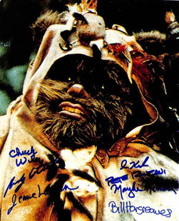 Star Wars Return of the Jedi Ewok Signed 8x10 Photo by ILM Team Beckett Authenticated: Star Wars Return of the Jedi Ewok Signed 8x10 Photo by ILM Team Beckett Authenticated Celebrate the magic of Star Wars with this autographed 8x10 photograph featuring the beloved Ewok from Star Wars R