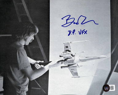 Bruce Logan Signed Star Wars 8x10 Photo Beckett Authenticated: Bruce Logan Signed Star Wars 8x10 Photo Beckett Authenticated This autographed 8x10 photograph features Bruce Logan, a key figure in the special effects department for the original Star Wars. The phot