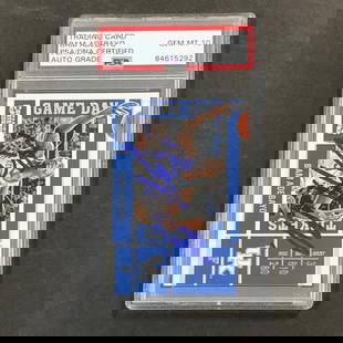 2017 Contenders Game Day Tickets #16 Bam Adebayo Signed Card PSA Authenticated: 2017 Contenders Game Day Tickets #16 Bam Adebayo Signed Card PSA Authenticated This listing features a 2017 Contenders Game Day Tickets #16 card, personally signed by NBA star Bam Adebayo. The