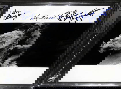 Star Wars ESB Signed 8x10 Photo by Tippett Berg Beswick BAS Authenticated: Star Wars ESB Signed 8x10 Photo by Tippett Berg Beswick BAS Authenticated This impressive autographed 8x10 photograph features talented ILM Star Wars animators Phil Tippett, Jon Berg, and Doug Beswick
