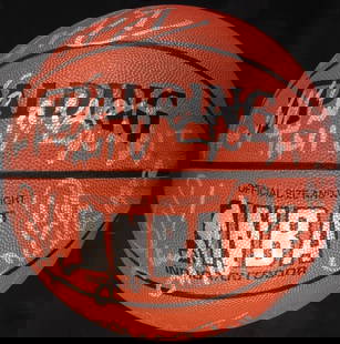 1994-95 Houston Rockets Team Signed Basketball with 11 Autographs PSA DNA COA: 1994-95 Houston Rockets Team Signed Basketball with 11 Autographs PSA DNA COA Celebrate the legacy of the 1994-95 Houston Rockets with this team-signed NBA basketball, featuring 11 authentic signature