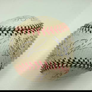 2007 Boston Red Sox Team Signed ALDS Game Used Baseball JSA Authenticated: 2007 Boston Red Sox Team Signed ALDS Game Used Baseball JSA Authenticated Celebrate the historic 2007 Boston Red Sox World Series Championship with this extremely rare game-used baseball from the ALDS