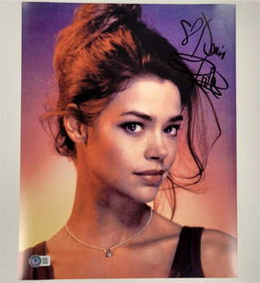 Denise Richards Autographed 11x14 Photo Ant Man Beckett BAS Certified: Denise Richards Autographed 11x14 Photo Ant Man Beckett BAS Certified This is an original 11x14 photograph featuring Denise Richards, known for her role in the movie industry. The photo is authentical