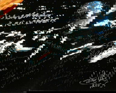 Star Wars Rebel Pilots Signed 8x10 Photo by 10 Actors Beckett Authenticated: Star Wars Rebel Pilots Signed 8x10 Photo by 10 Actors Beckett Authenticated This stunning 8x10 photograph captures the legendary Rebel Pilots from the Star Wars universe, signed by 10 iconic actors in