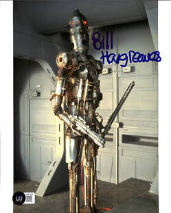 Bill Hargreaves Signed IG-88 Star Wars 8x10 Photo Beckett Certified: Bill Hargreaves Signed IG-88 Star Wars 8x10 Photo Beckett Certified This is an autographed 8x10 color photograph of IG-88 from Star Wars: The Empire Strikes Back, signed in blue permanent marker by Bi