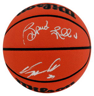 Spud Webb Dominique Wilkins Dual Signed NBA Basketball with COA: Spud Webb Dominique Wilkins Dual Signed NBA Basketball with COA This Wilson Indoor/Outdoor NBA basketball features dual signatures from basketball legends Spud Webb and Dominique Wilkins. An