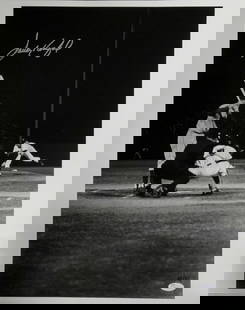 Sandy Koufax Hand Signed 16x20 Photo Dodgers JSA Authenticated: Sandy Koufax Hand Signed 16x20 Photo Dodgers JSA Authenticated This stunning 16x20 photo features Sandy Koufax, the legendary Los Angeles Dodgers pitcher, and comes hand-signed by the baseball icon hi