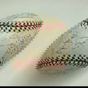 2004 Boston Red Sox Game Used Team Signed Baseball 29 Signatures JSA COA: 2004 Boston Red Sox Game Used Team Signed Baseball 29 Signatures JSA COA Celebrate the historic 2004 Boston Red Sox World Series Championship with this team-signed game-used official Major League Base