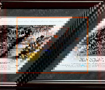 Walt Frazier Signed Photo Custom Framed 22 x 17 Display Knicks: Walt Frazier Signed Photo Custom Framed 22 x 17 Display Knicks Celebrate the legacy of basketball legend Walt "Clyde" Frazier with this stunning custom framed display. This original signed photo featu