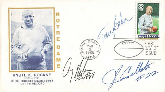 Heisman Trophy Winners FDC Signed by Cappelletti Baker Beban JSA JJ29470: Heisman Trophy Winners FDC Signed by Cappelletti Baker Beban JSA JJ29470 This First Day Cover (FDC) showcases the autographs of three prestigious Heisman Trophy winners: John Cappelletti (1973, Penn