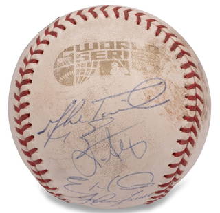 2007 Boston Red Sox Team Signed World Series Baseball PSA Authenticated: 2007 Boston Red Sox Team Signed World Series Baseball PSA Authenticated Celebrate the rich heritage of baseball with this extremely rare game-used 2007 Boston Red Sox team-signed World Series baseball
