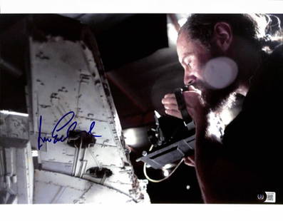 Jonathan Erland Signed 11x14 Millennium Falcon Photo Beckett Certified: Jonathan Erland Signed 11x14 Millennium Falcon Photo Beckett Certified This authentic 11x14 photograph features the iconic Millennium Falcon, signed by Jonathan Erland, a model maker for Industrial Li