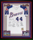 2021 Atlanta Braves Signed Framed Jersey 12/21 Fanatics Authentic