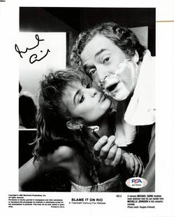 Michael Caine Autographed 8x10 Photo PSA/DNA Certified: Michael Caine Autographed 8x10 Photo PSA/DNA Certified Up for sale is a professionally printed 8x10 photograph signed by MICHAEL CAINE. The autograph of MICHAEL on this photo was authenticated by a te