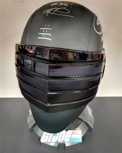 Ray Park Signed G.I. Joe Helmet Prop with Beckett Authentication: Ray Park Signed G.I. Joe Helmet Prop with Beckett Authentication This original G.I. Joe helmet prop features the authentic signatures of Ray Park, adding a unique touch to any collection. The helmet i