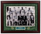 1958-59 Boston Celtics Team Signed Photo 32x26 Bill Russell Beckett Authenticated