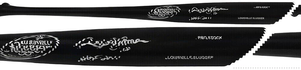 Roberto Alomar Signed Louisville Slugger Bat HOF 11 with COA: Roberto Alomar Signed Louisville Slugger Bat HOF 11 with COA Celebrate the legacy of baseball legend Roberto Alomar with this signed Louisville Slugger Pro Stock black baseball bat, featuring the insc