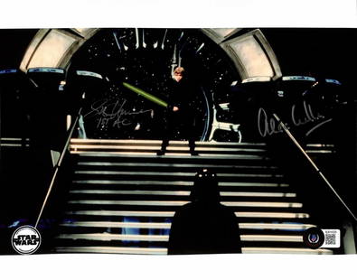 Alec Mills Simon Hume Star Wars ROTJ Signed 8x10 Photo Beckett Authenticated: Alec Mills Simon Hume Star Wars ROTJ Signed 8x10 Photo Beckett Authenticated This authentic 8x10 photograph features the signatures of Alec Mills and Simon Hume, both key contributors to the principal